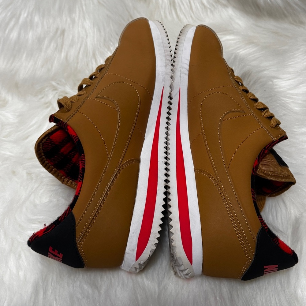 Nike Cortez Basic Premium Wheat Plaid, Men’s 8.5, W 10 Festive Vintage Cabincore - Picture 9 of 9